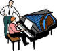 Teach piano music