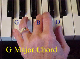 G major piano chord
