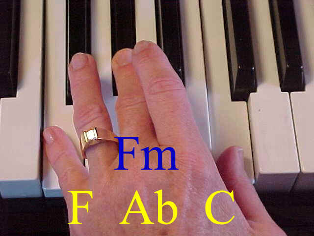 F minor chord