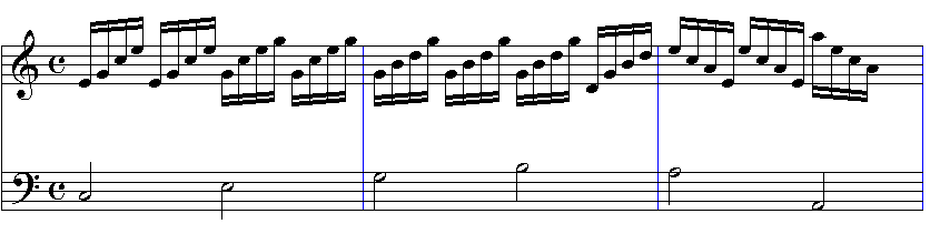 Sight reading piano music and sheet music with piano chords