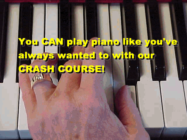 Piano lessons -- play piano crash course!