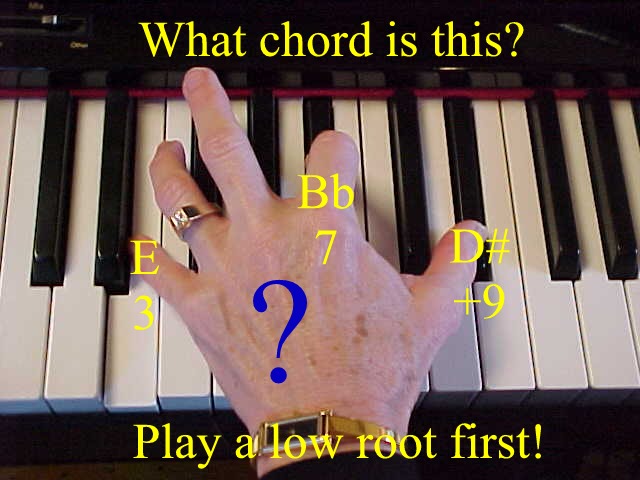 C7 suspension piano chord